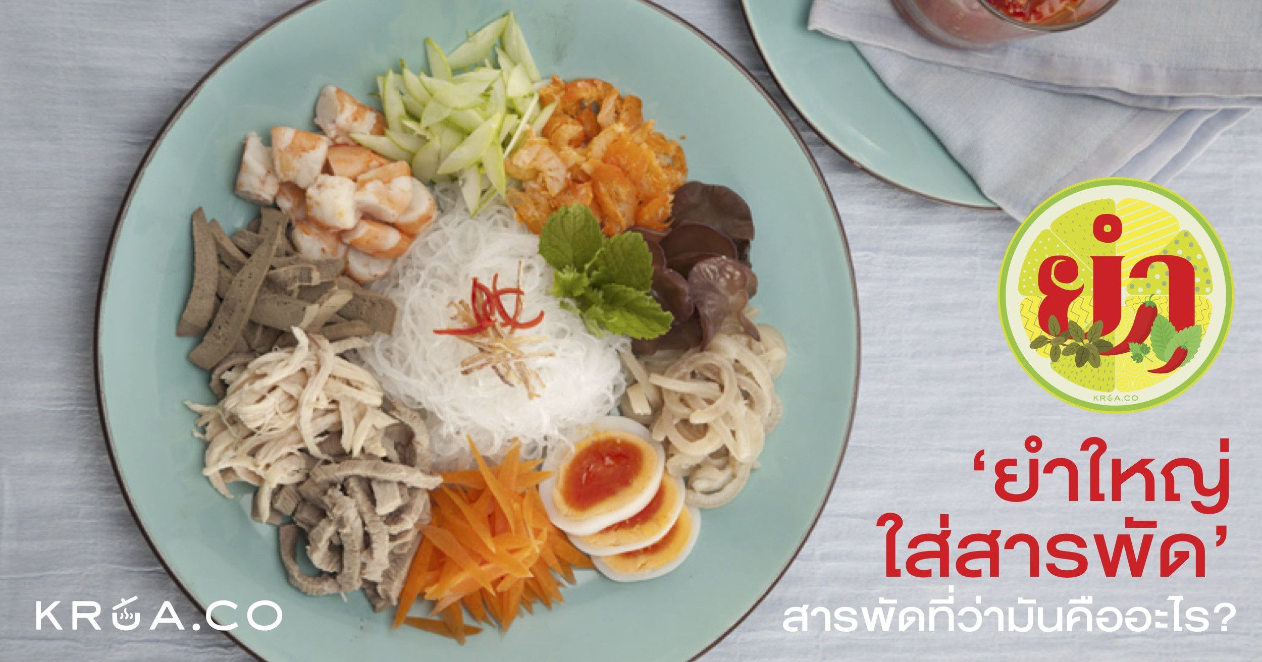 ‘ยำใหญ่ใส่สารพัด’ สารพัดที่ว่ามันคืออะไร? by KRUA.CO