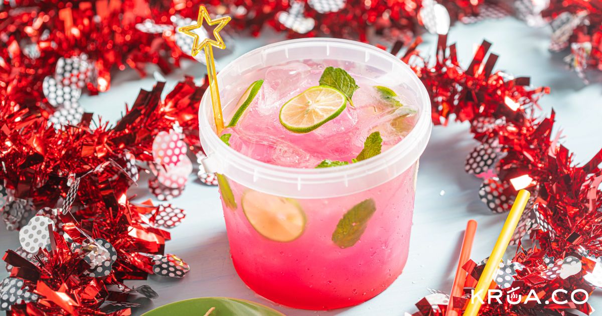 แดงมะนาวโซดาบัคเก็ต by KRUA.CO