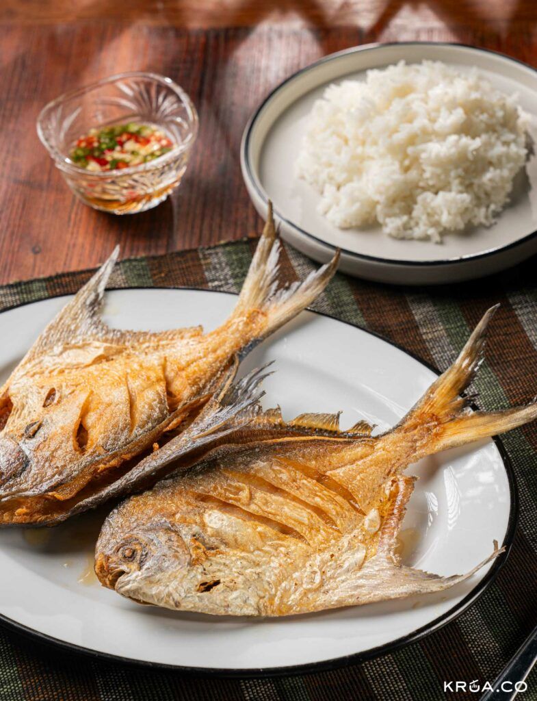 ปลาจาระเม็ดทอดน้ำปลา
